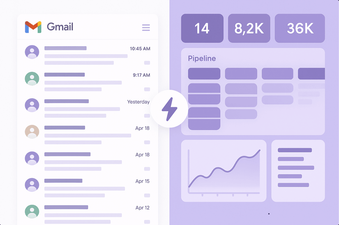 Gmail CRM Interface