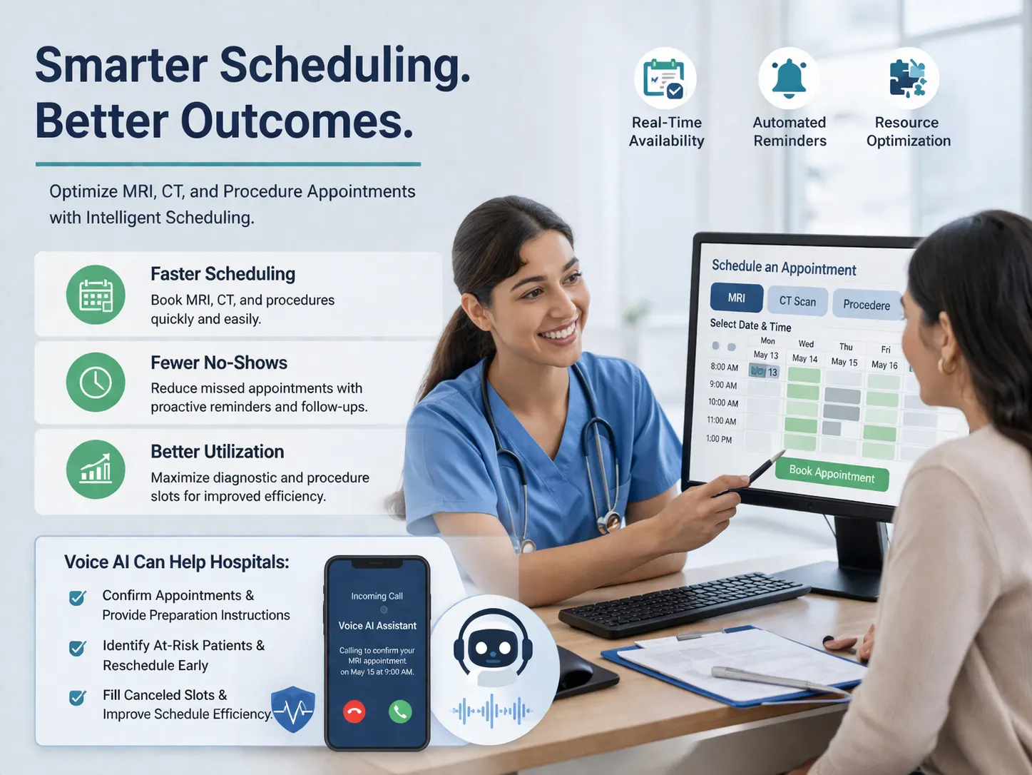 Voice AI for Hospital Front Desk Overflow and After-Hours Call Handling